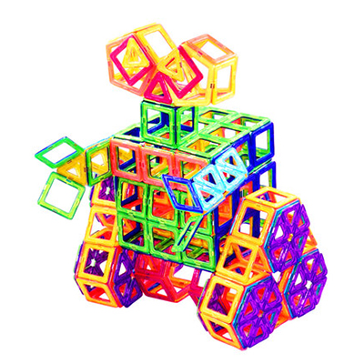 XX磁力片积木儿童益智玩具男女孩百变提拉磁性哒哒搭3-4-6-10岁