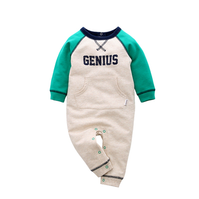 XXX新生儿衣服秋季婴儿连体衣长袖哈衣爬服男宝宝春秋外出服